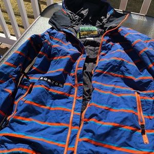 Men’s small BURTON snowboard jacket shell.